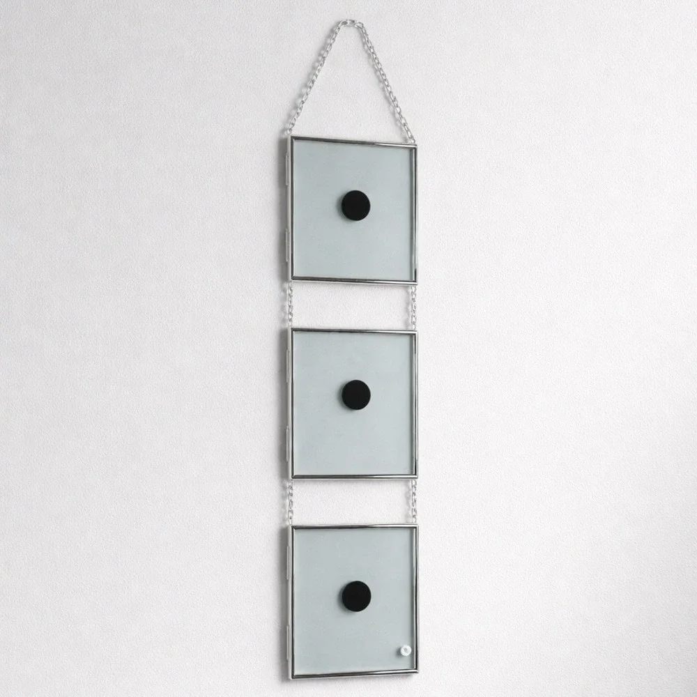 Discontinued Pottery Barn 3 Link Hanging Window Frame Picture Photo New Open Box